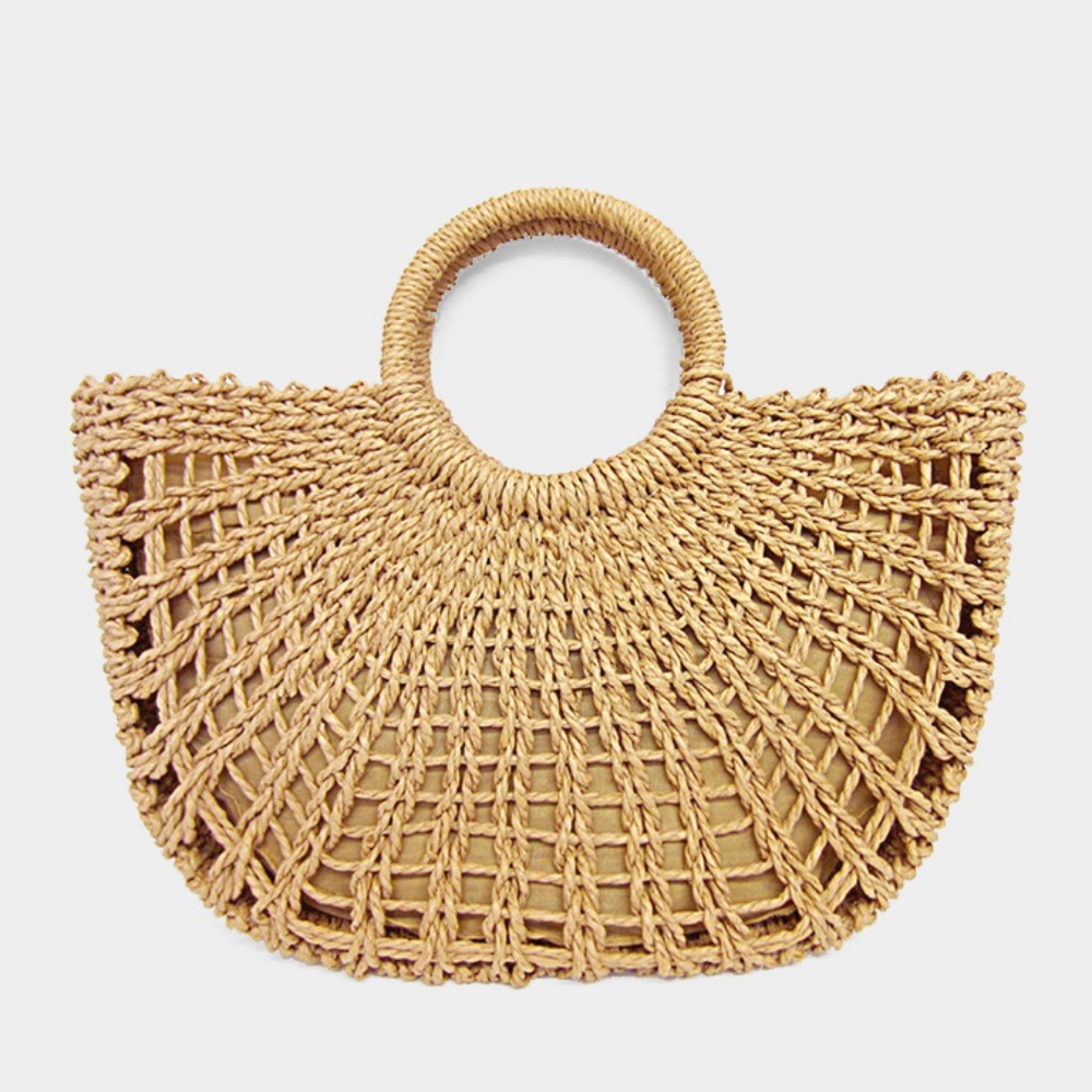 Straw Tote Handbag - Picture 6 of 6